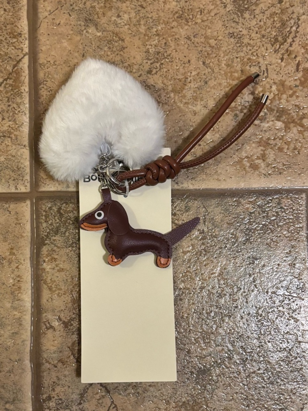 NWT Dachshund bag charm